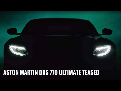 2023 Aston Martin DBS 770 Ultimate Teased - For The First Time