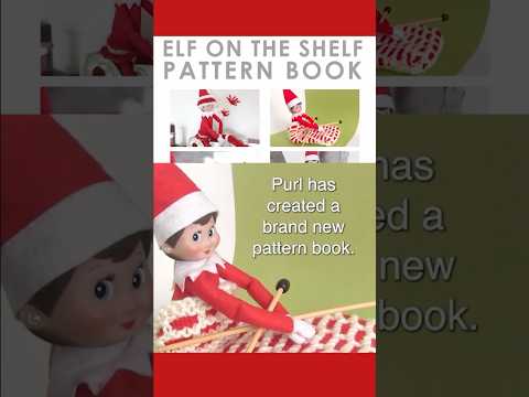 Elf on the Shelf Knitting Pattern Book #studioknit #elfontheshelfideas #knitting pattern