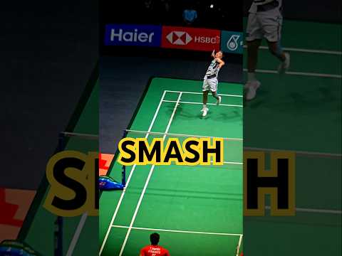 Badminton Men Double Malaysia vs France Smash Slow Motion