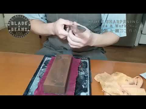 Sujihiki Sharpening (Whetstone #1000 & Arkansas) 筋引 研磨 ( 香港磨刀 Hong Kong )