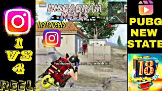 Pubg Instagram Reels video | pubg reels video | Pubg 1vs4 clutch video | Pubg tiktok new video #2021