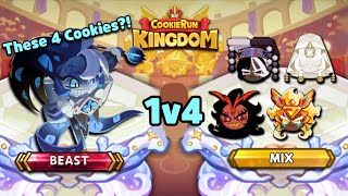 Shadow Milk Cookie vs 2 Awakened & 2 Beasts 🤯