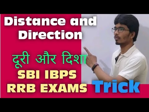 Direction and Distance (दिशा और दुरी) #sbi #ibps