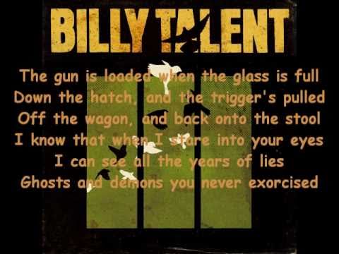 Billy Talent - Tears Into Wine LYRICS