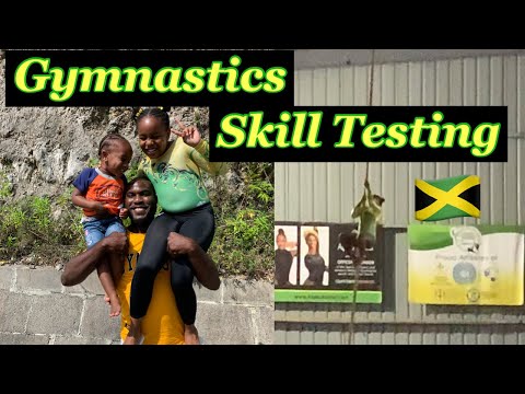 Gymnastics strength and skill test || Kingston Jamaica