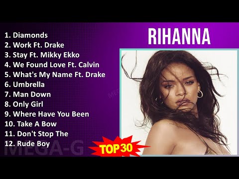 R i h a n n a MIX Best Songs Updated ~ 2000s Music ~ Top Dance-Pop, EDM, Pop, R&B Music