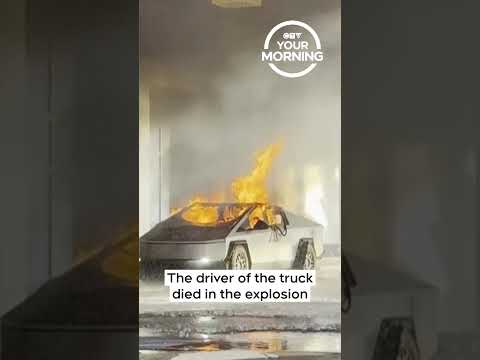 Cybertruck Catches Fire Outside Trump Hotel | Your Morning