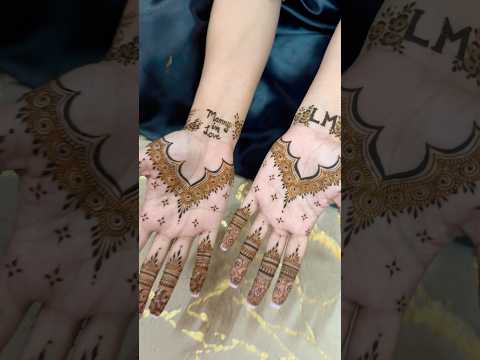 #shorts beautiful minimal mehndi design 2025