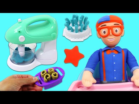 Blippi Teaches Play Doh Desserts Baking Class!