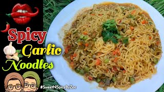 Spicy Garlic Maggi Recipe | Quick, Tasty, & Perfect for Noodle Lovers! 🌶❤️‍🔥