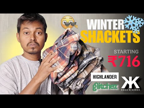 Best MEN WINTER SHACKETS Under ₹1000 | Shirt + Jacket = Shacket | Thick & Stylish for Winter