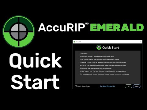 AccuRIP Emerald Quick Start Guide