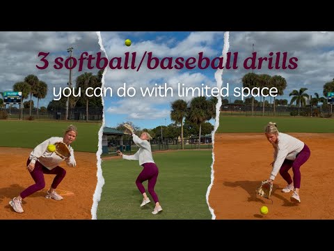 3 Softball/Baseball Drills You Can Do With Limited Space