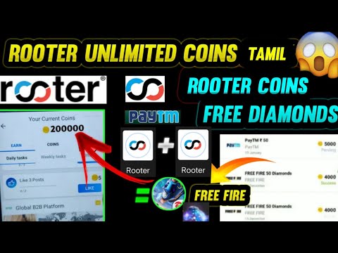 Rooter App Unlimited Coins | get 30K Rooter Coins Per Day | Rooter app get more coins