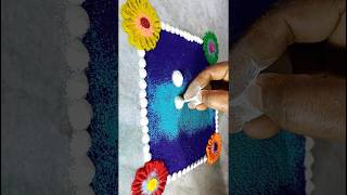 creative rangoli designs||laxmi puja rangoli #creativerangoli #laxmipujanrangoli #rangoli #shorts