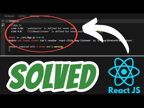 Module not found: Error: Can't resolve SOLVED in React JS