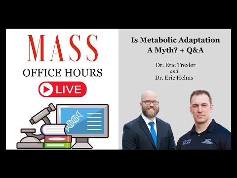 MASS Office Hours Episode 36 (Is Metabolic Adaptation A Myth? + Q&A)