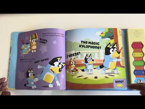 Read Aloud  Bluey  Magic Xylophone Sound Book   Kids Books