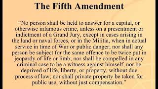 5th Amendment - Easy Memorization