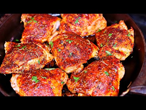 Juicy Cajun Butter Baked Chicken Thighs Recipe - Easy Chicken Recipe