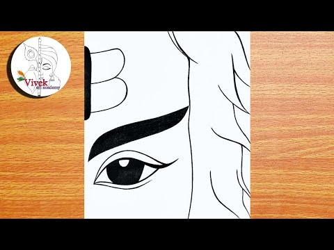 Bholenath Sketch Step by Step | Easy Drawing | God Shiv Drawing