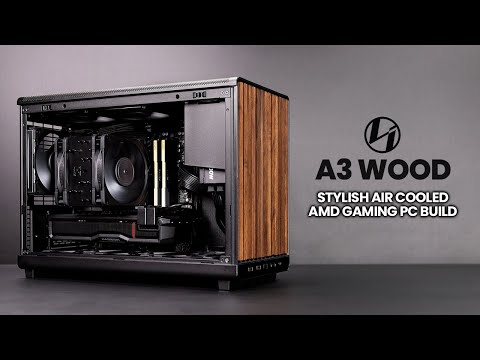 Quiet Air Cooled AMD Gaming PC Build | Lian Li A3 Wood | 9700X | Noctua U12A | Klevv CRAS V RGB