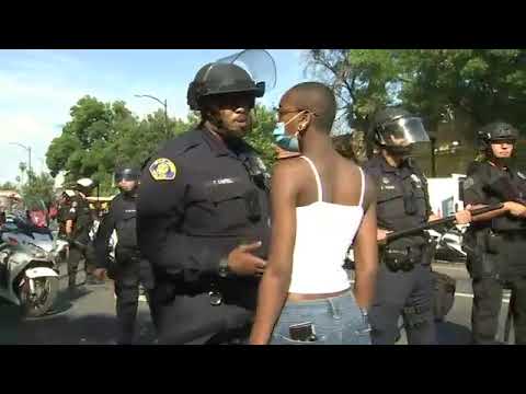 San Jose Police Shoot Women Protestors / Protesting George Floyds Murder