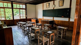 Sightseeing in Japan's old elementary school