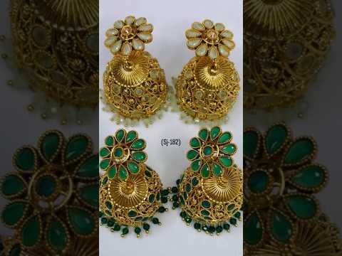 Beautiful jwellery || designer jwellery|| trending jumka || jwellery || punjaban bride villa ||