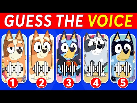 Guess the Bluey Characters by Their Voice 🐕✅ ~ Bingo, Bluey, Socks, Bandit