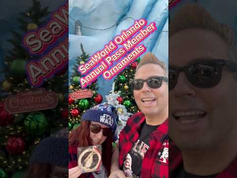 SeaWorld Pass Member Ornaments Have Arrived!! #seaworld #shorts #disney #christmas #vacation