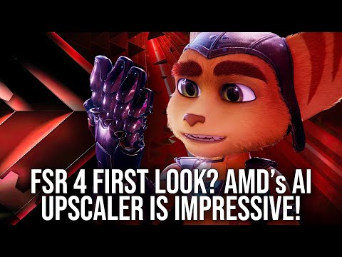 Our First Look At FSR 4? AMD's New AI Upscaling Tech Is Impressive!