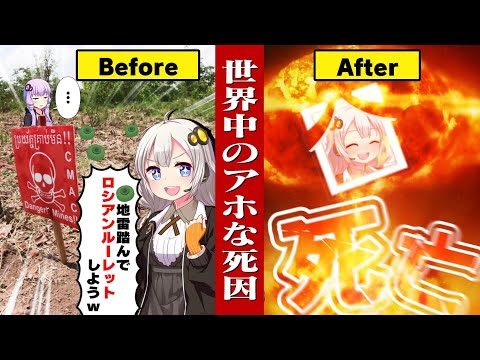 【ダーウィン賞】世界中のアホな死因【レベルMAX】