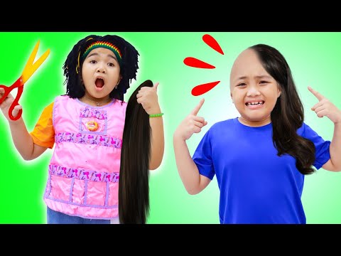 Annie Pretend Play with Kids Hair Salon w/Suri and Grandma