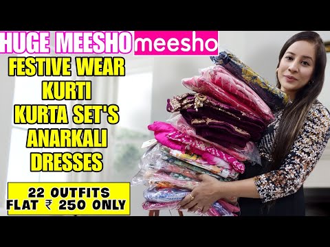 👉Meesho Must Have Kurti/Kurta Set/Afghan Kurta Set/Cord Set/Anarkali Kurti Haul Starting 249 #meesho