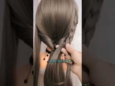 New & Quick low Ponytail Hairstyle❤|| Beautiful Hairstyle For Girl✨❤||Cute Hairstyle For Girls❤|| ✨