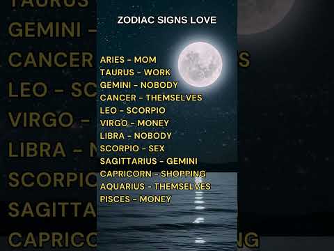 Zodiac Signs love #astrology #zodiac