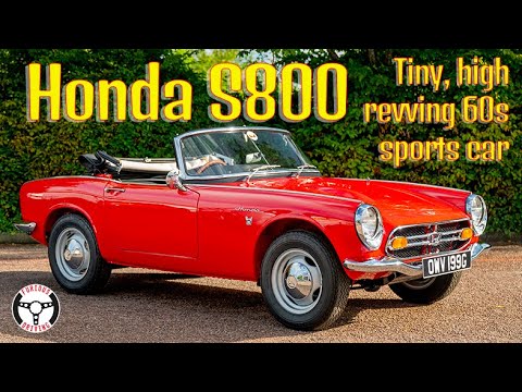 Honda S800 - Tiny, 11000 rpm '60s sports car driven!