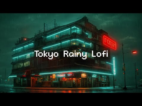 1980s & 90s Lofi Hip Hop Beats 📻 Tokyo Rainy Lofi 🌨️ Chill Lofi Beats & Rain Sounds