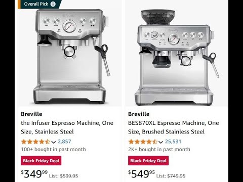 Black Friday Deal | Finally, the Breville espresso machine deal is here.