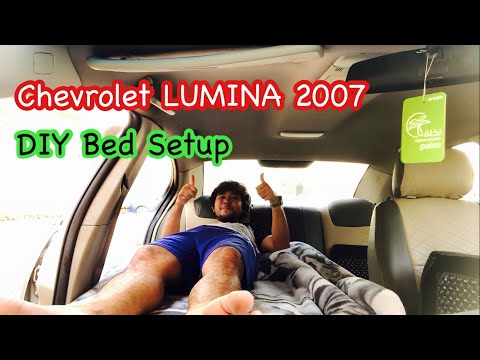 Chevrolet Lumina 2007- Car camping Bed setup