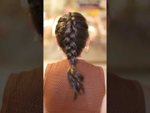 Braiding my own hair🤩#hairstyle #haircare #hairtutorial #couple #couplestatus #challenge #trending