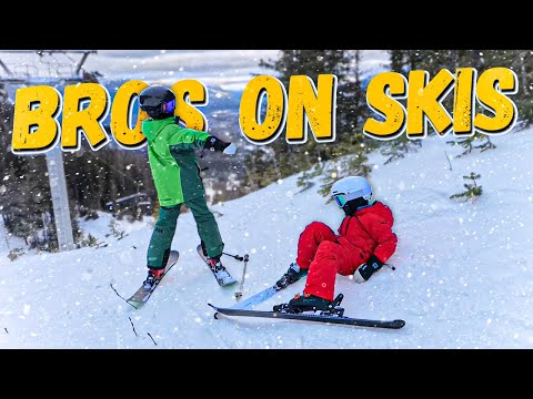 The Skiing Family | Fighting on Skis