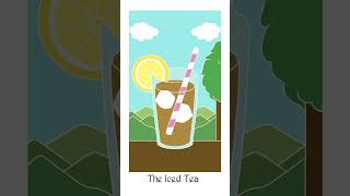 Tarot Drink illustration The Iced Tea