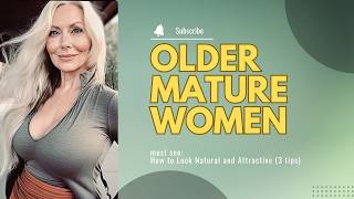 Older Women OVER 40 | How to Look Natural and Attractive (3 tips)