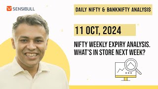 NIFTY and BANKNIFTY Analysis for tomorrow 11 October