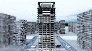 建築設計｜建築動畫｜ concept architecture｜3D skyscraper render ｜4K movie