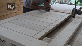 Making a Solid Wood Door | Modern Door