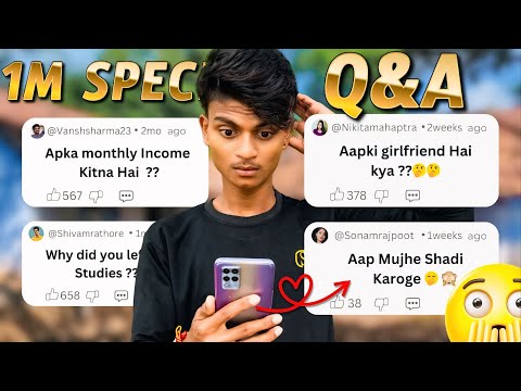 1 Million Special QNA Video 😀 | The Villager Bishal