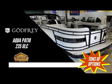 Godfrey Aqua Patio 235 ULC w/ Yamaha 250hp Four Stroke Outboard